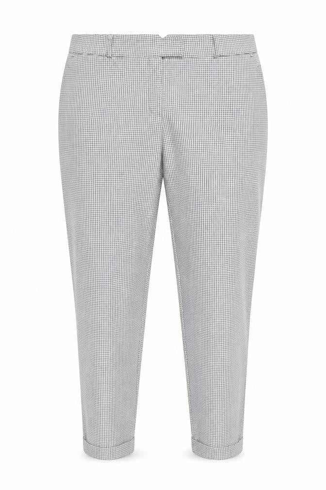 Dorothy Perkins Women's Black Houndstooth Slim Trousers Size 18