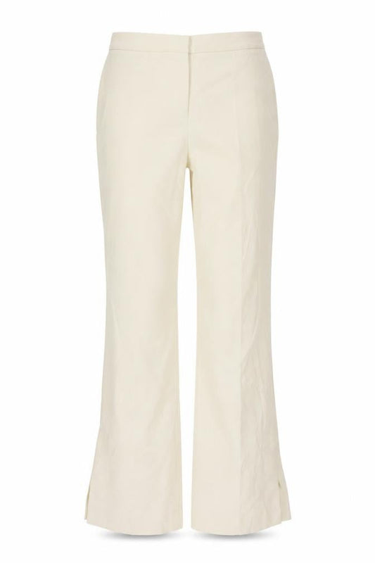 Zara Women’s Beige Straight Leg Trousers S Regular Fit