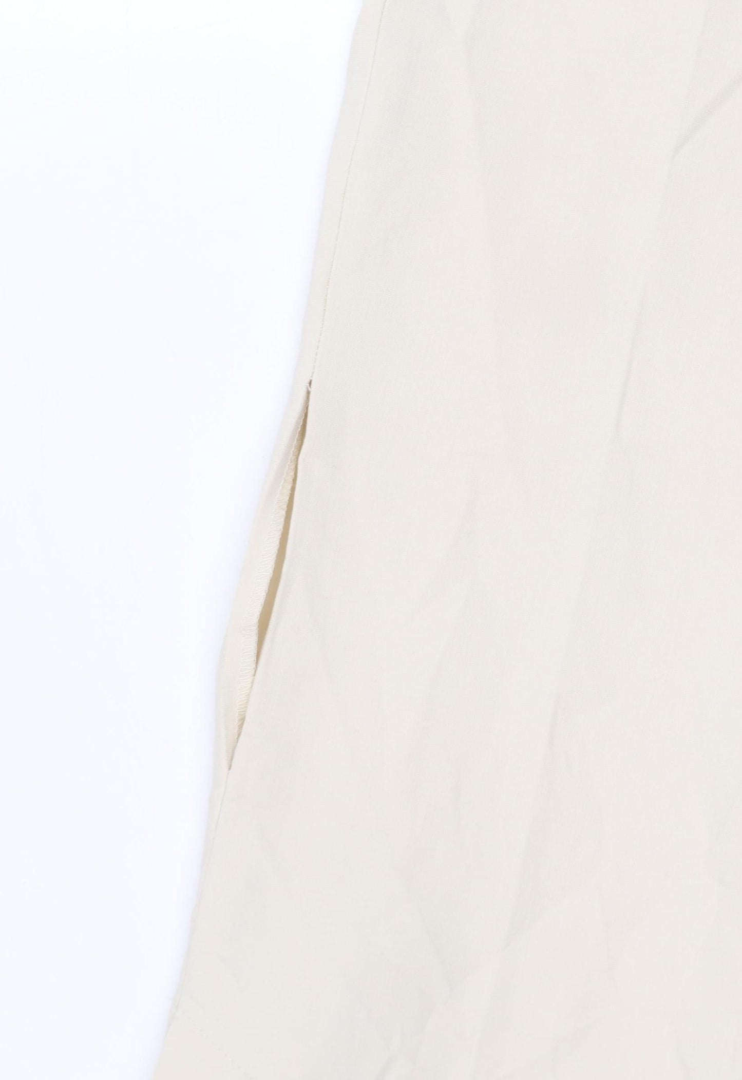 Zara Women’s Beige Straight Leg Trousers S Regular Fit