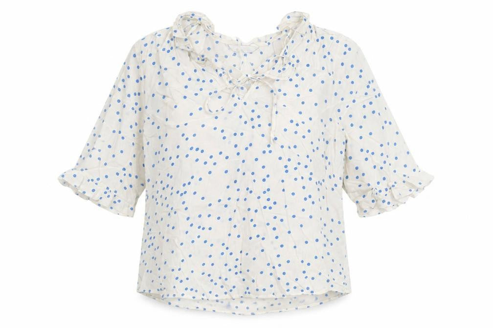 Marks & Spencer Women’s Ivory Polka Dot Tunic Blouse Size 12