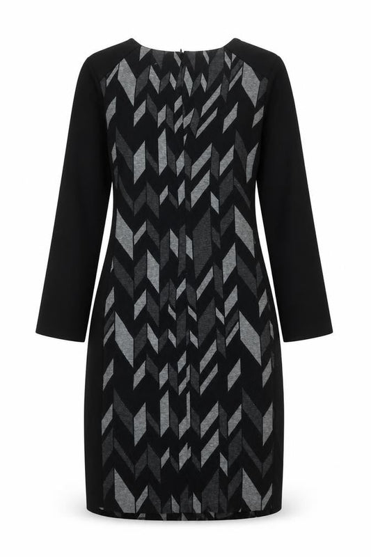 Principles by Ben de Lisi Women’s Black Geometric Sheath Dress Size 8