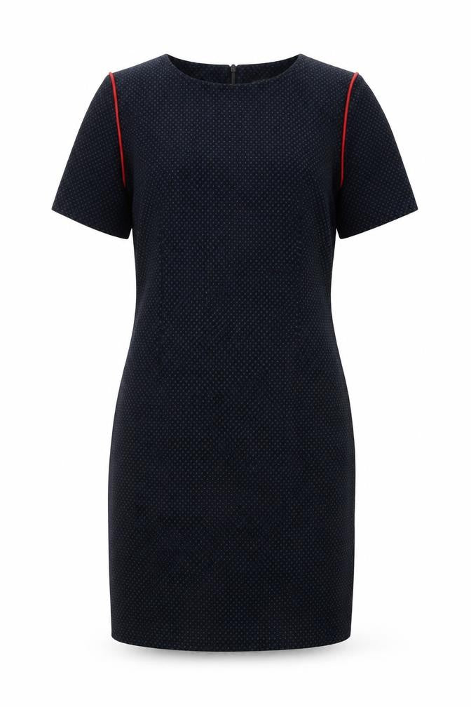 Collection London Women’s Blue Knee Length Sheath Dress Size 16