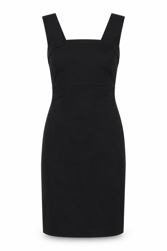 Banana Republic Women Black Size 10 Sheath Dress Stretch Lined
