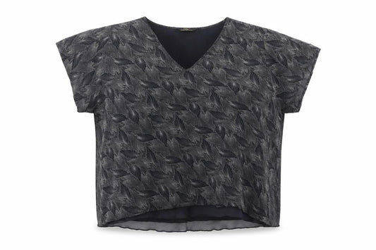Marks and Spencer Women’s Black Viscose V-Neck Blouse Size 20 Vintage
