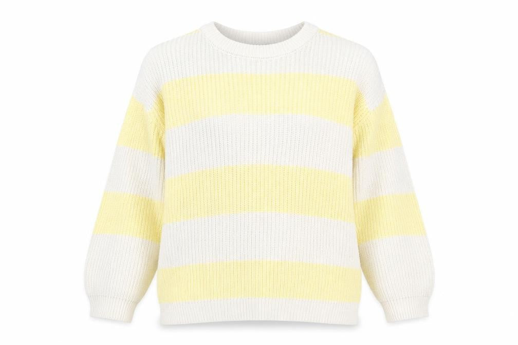Stradivarius Women's Multicoloured XS Knit Cotton Pullover Jumper