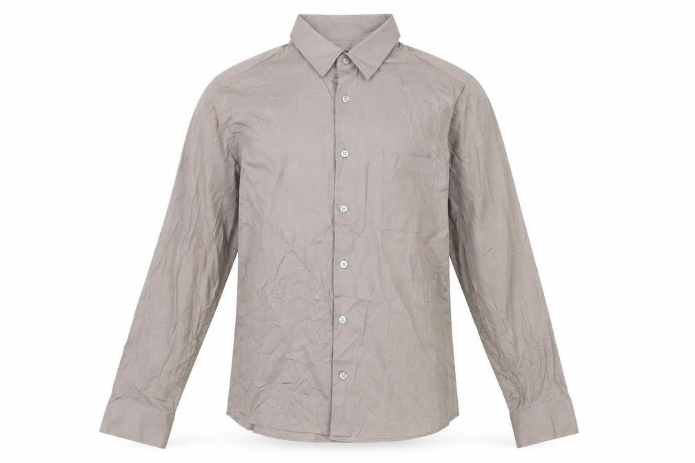 Calvin Klein Jeans Men's Brown Small Cotton Long Sleeve Button-Up Shirt