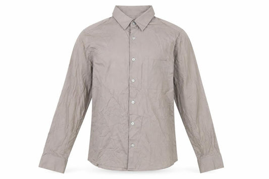 Calvin Klein Jeans Men's Brown Small Cotton Long Sleeve Button-Up Shirt