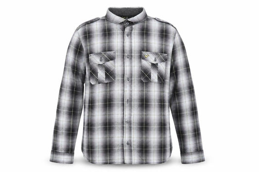 Voi Jeans Men's Black Plaid Long Sleeve Button-Up Shirt M 40in