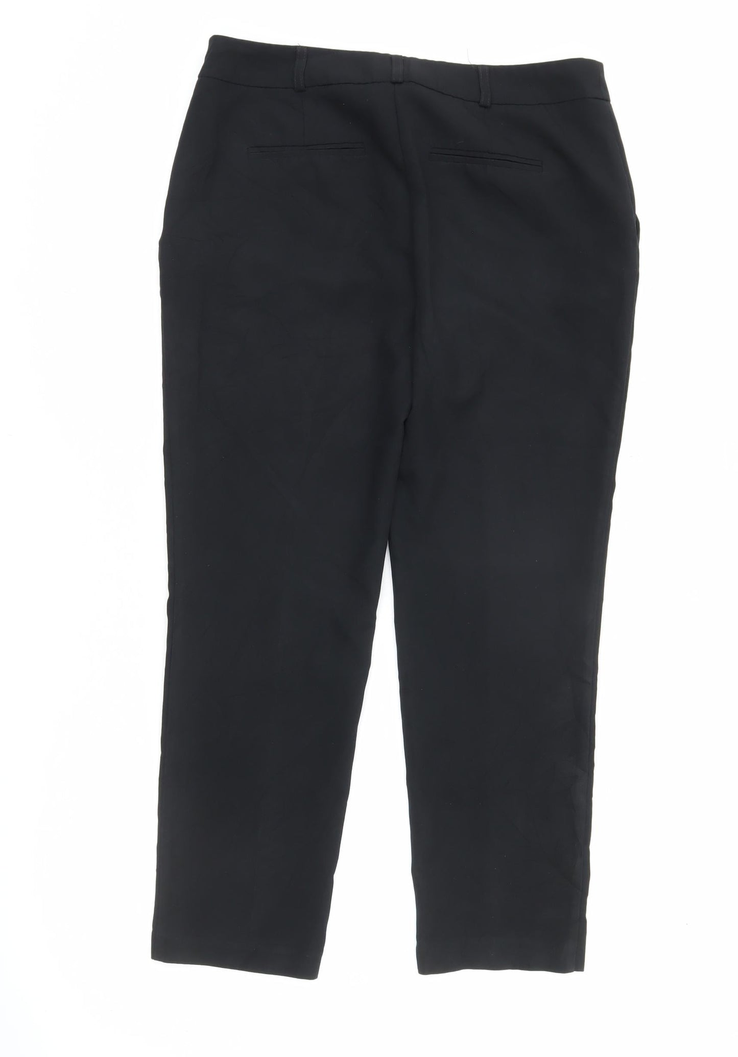 Dorothy Perkins Women's Black UK 10 Straight Leg Work Trousers