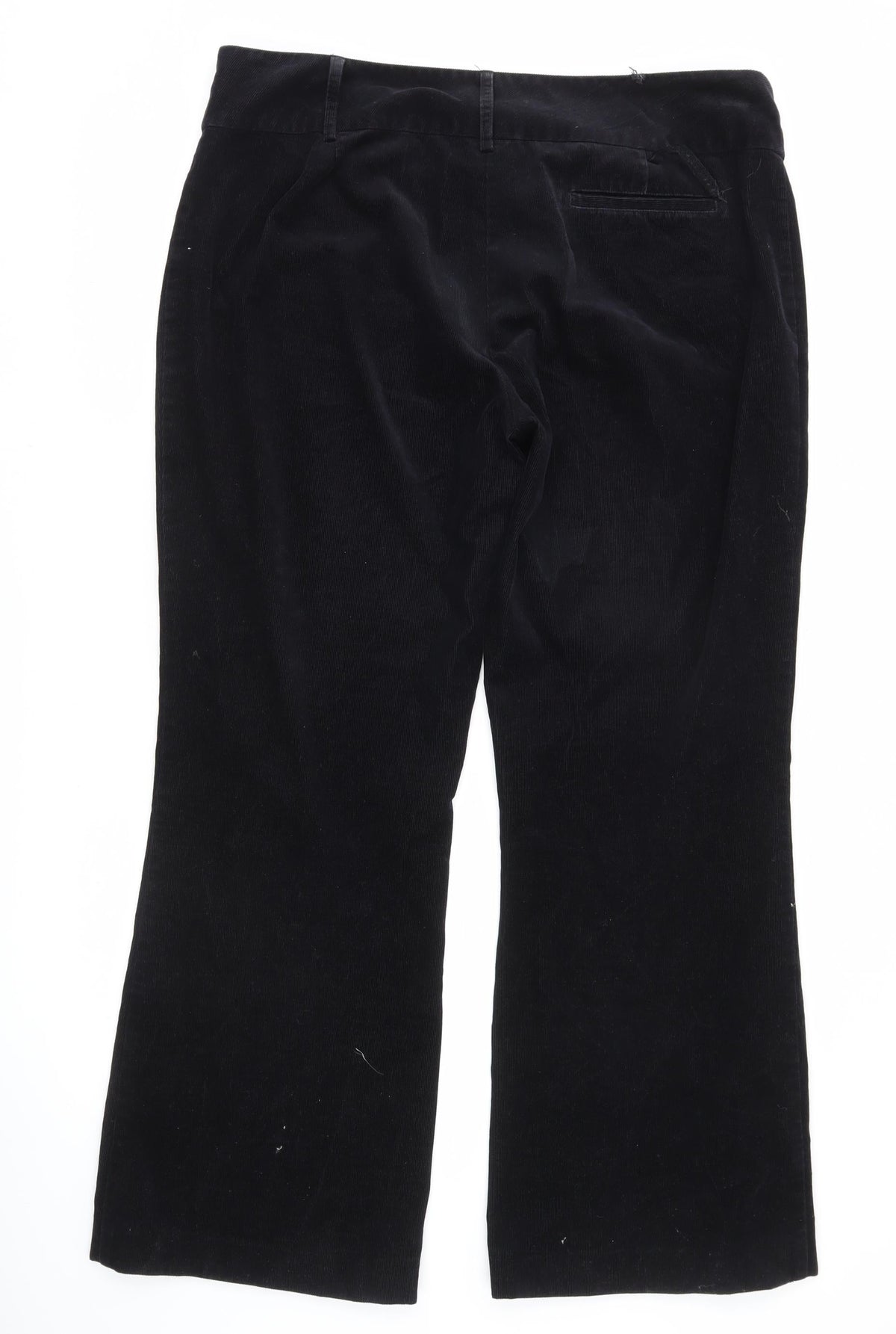 Next Women’s Black Trousers Size 18 Tall Cotton Blend
