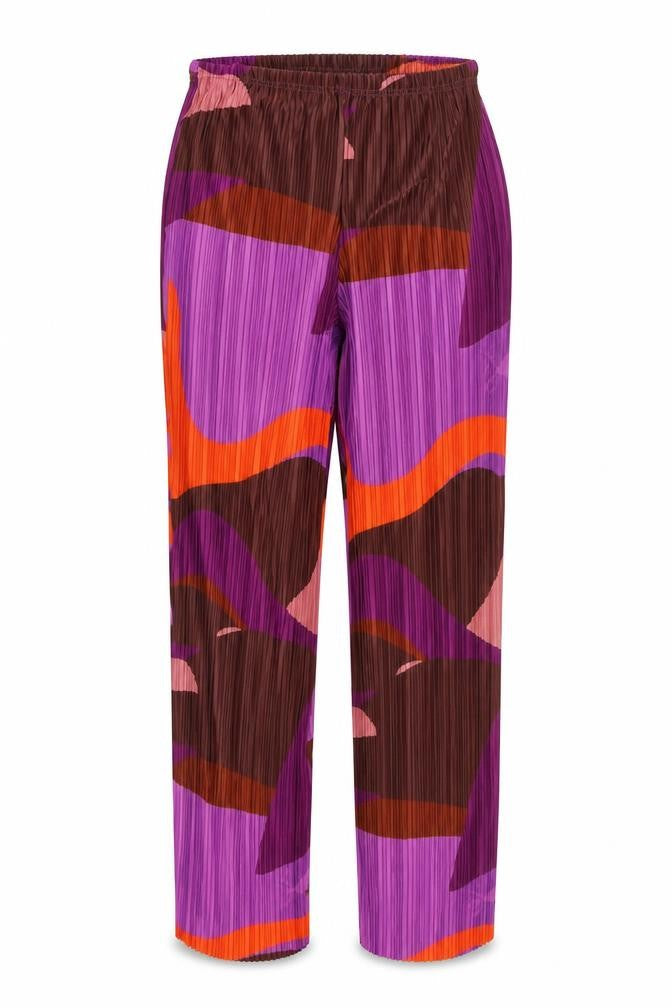 PrettyLittleThing Women’s Multicoloured Geometric Trousers Size 12