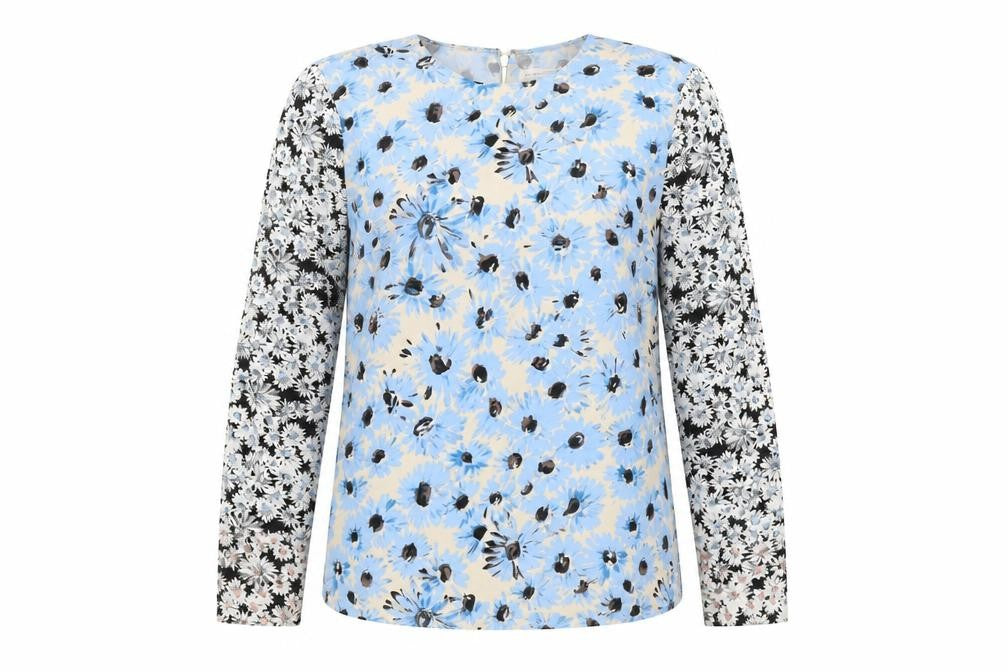 Warehouse Women's Multicoloured Floral Blouse Size 10