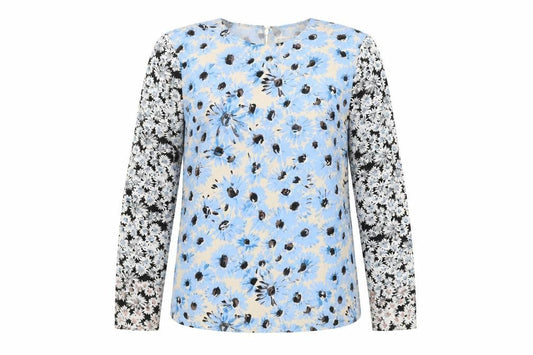 Warehouse Women's Multicoloured Floral Blouse Size 10
