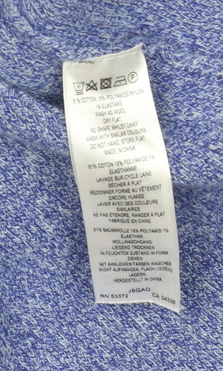 Great Plains Women's Blue Size 14 Slim Fit Scoop Neck Jumper