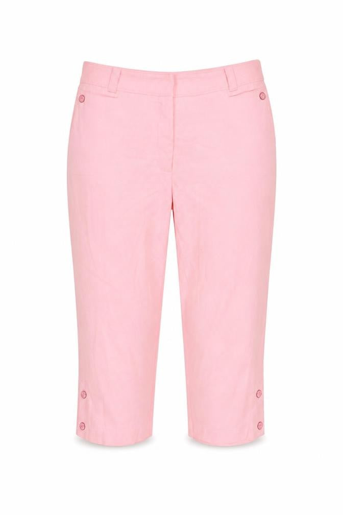 Tehama Women’s Pink Capri Trousers Size 12 Polyester Blend