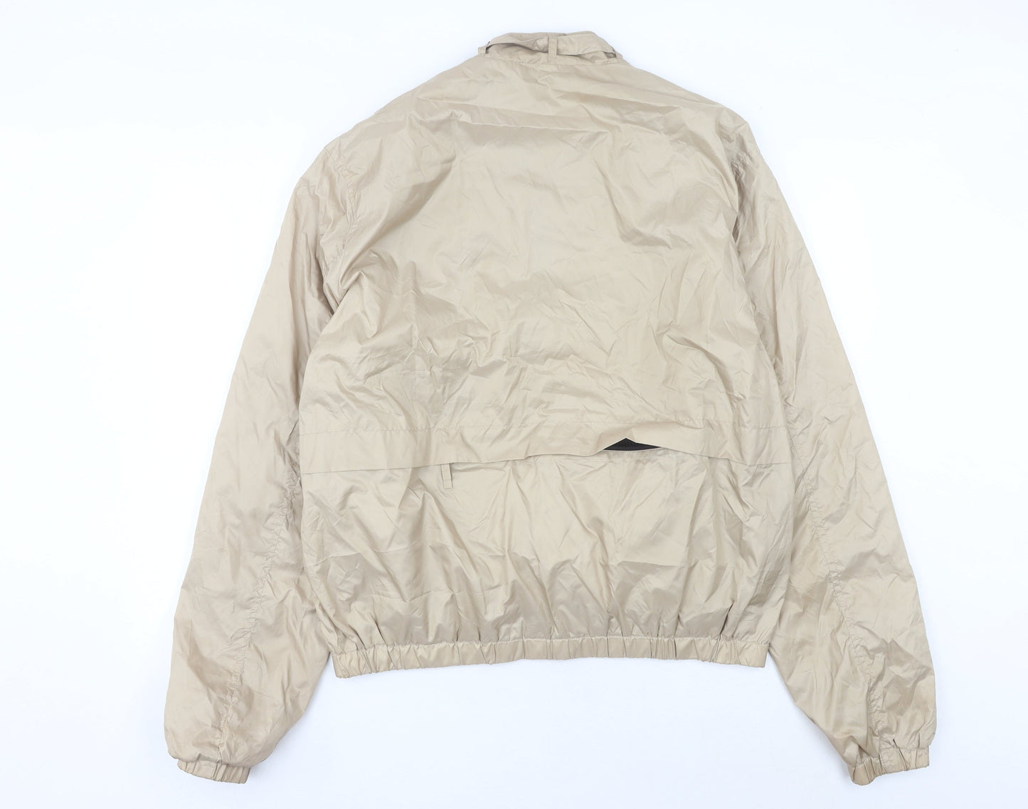 Members Only Men’s Beige 2XL Windbreaker Jacket Full Zip