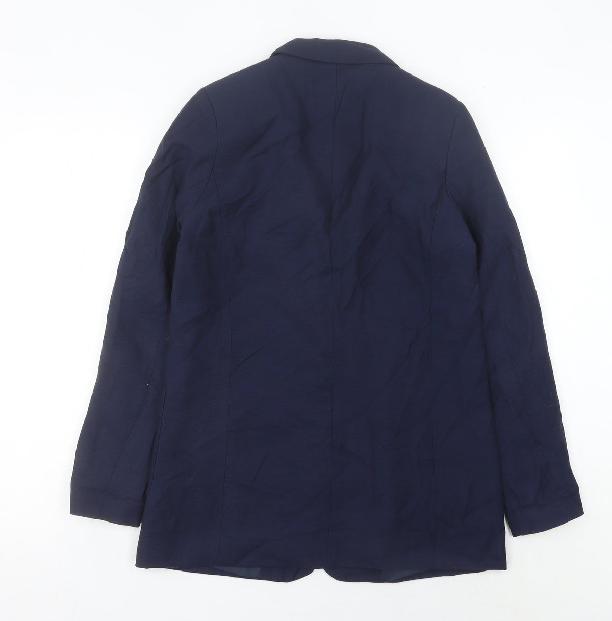 Warehouse Women’s Blue UK 10 Single Breasted Notch Lapel Blazer