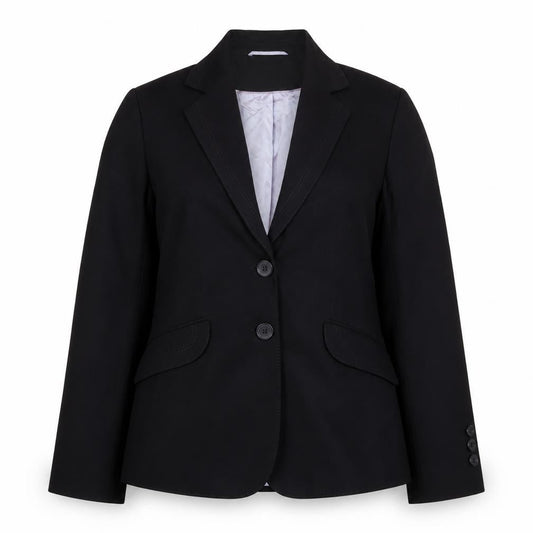 Marks & Spencer Women's Black Size 10 Regular Fit Blazer Jacket