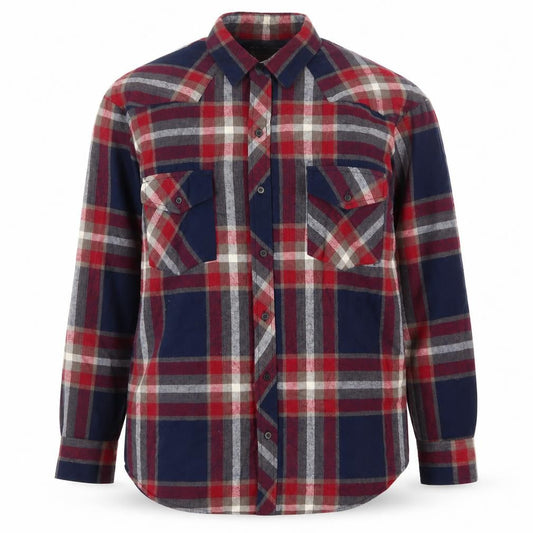 Station Clothing Inc. Men's Multicoloured Check Flannel Shirt M