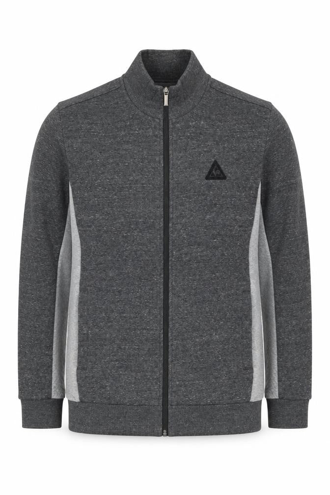Le Coq Sportif Men’s Grey L Track Jacket Full Zip Sportswear