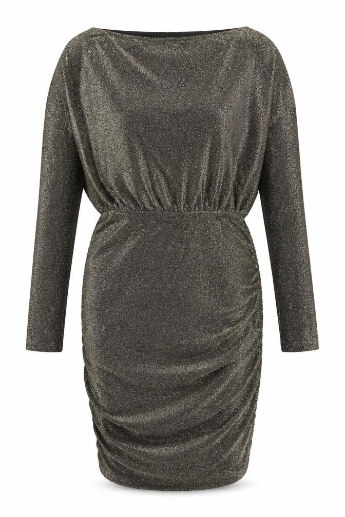 River Island Women’s Black Glitter Bodycon Mini Dress Size 8