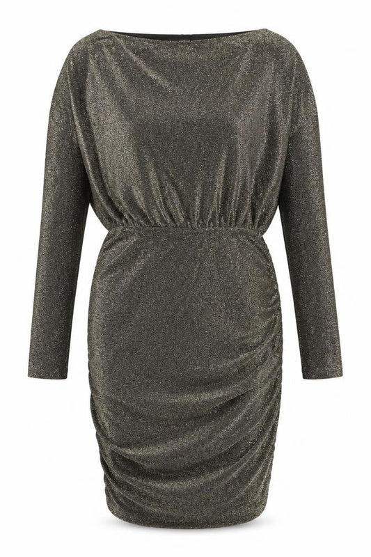 River Island Women’s Black Glitter Bodycon Mini Dress Size 8
