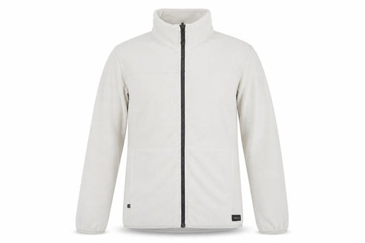Forclaz Men’s Beige Fleece Jacket L Full Zip Outdoor Hiking