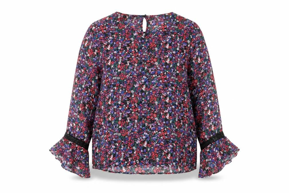 Papaya Womens Multicoloured Floral Chiffon Blouse Size 14