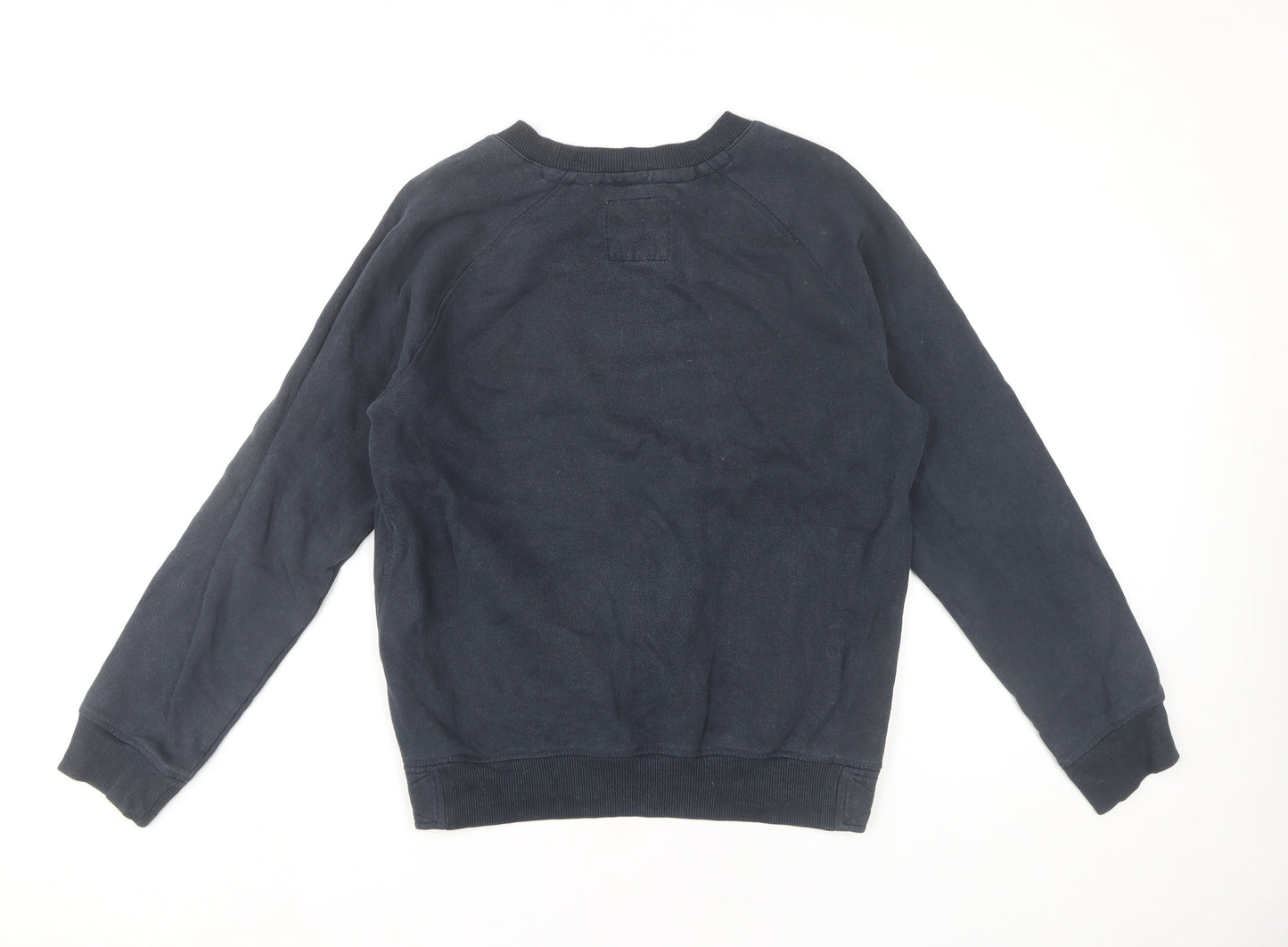 Lee Cooper Men’s Blue Small Pullover Sweatshirt Crew Neck Fleece Logo