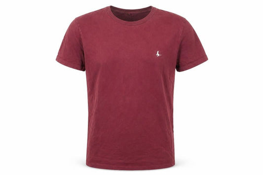 Jack Wills Men's Red Cotton Crew Neck Short Sleeve T-Shirt S