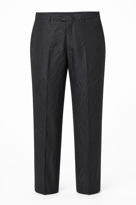 Marco Venturi Men’s Black Dress Pants L 36in Waist Straight Leg Formal