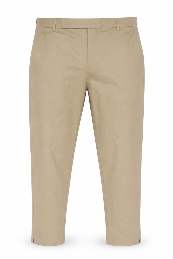 Marks & Spencer Men's Beige Chino Trousers Size 20 Regular Fit