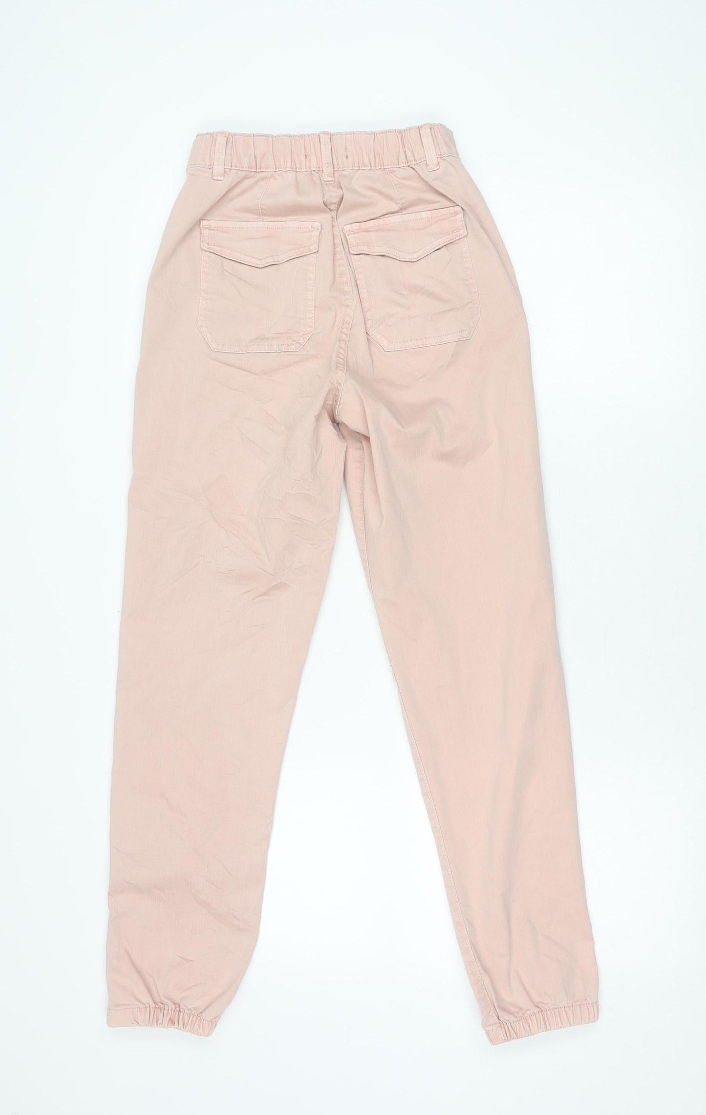 Marks and Spencer Women’s Pink Size 6 Tapered Jogger Trousers