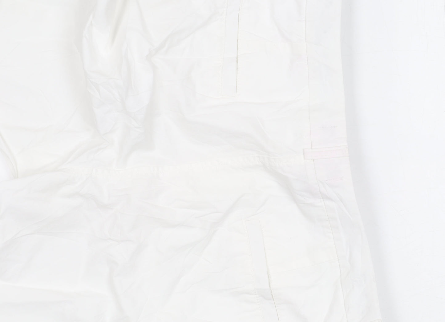 Marks and Spencer Women’s White Cargo Trousers Size 6 Straight Leg