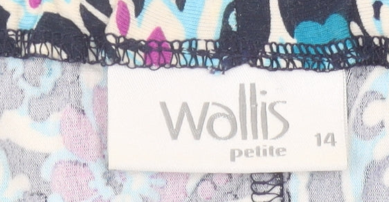 Wallis Petite Women’s Multicoloured Paisley Jersey Blouse UK 14