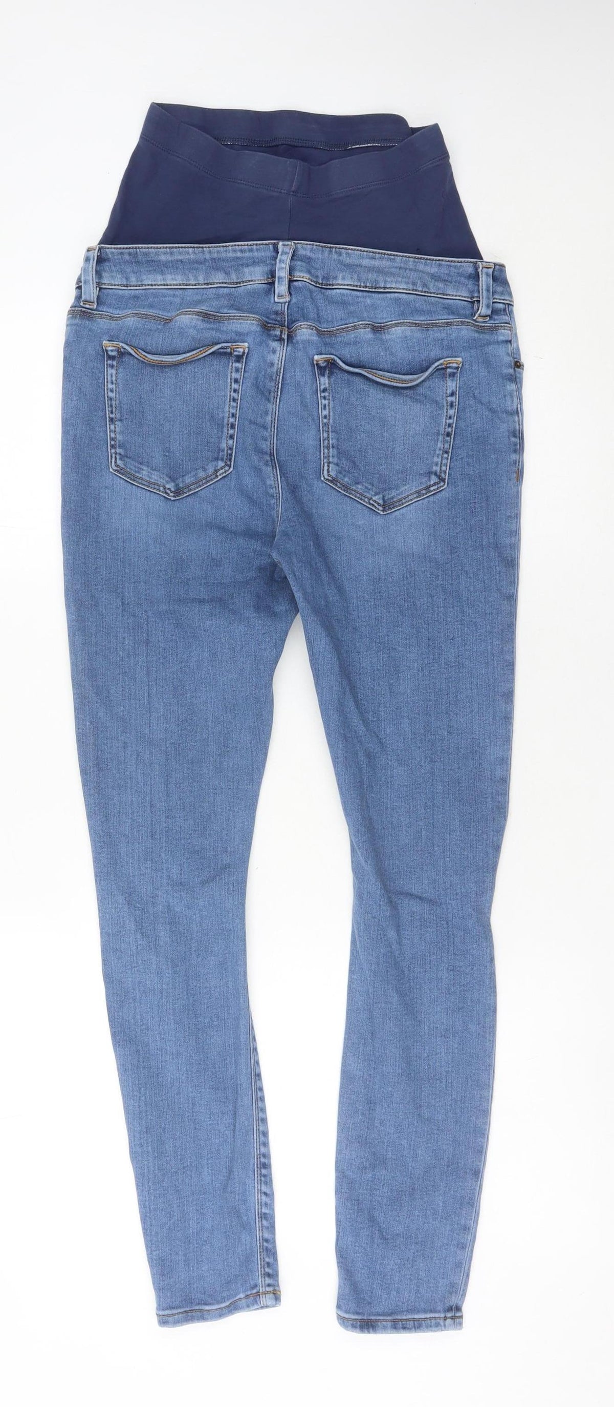 ASOS Women’s Blue Size 8 Maternity Skinny Distressed Jeans