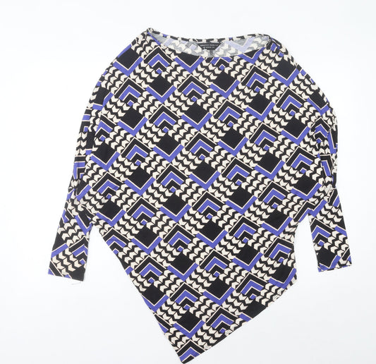 Dorothy Perkins Women’s Multicoloured Geometric Tunic Blouse Size 10