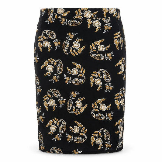 Dorothy Perkins Women’s Black Paisley High Rise Pencil Skirt UK 10