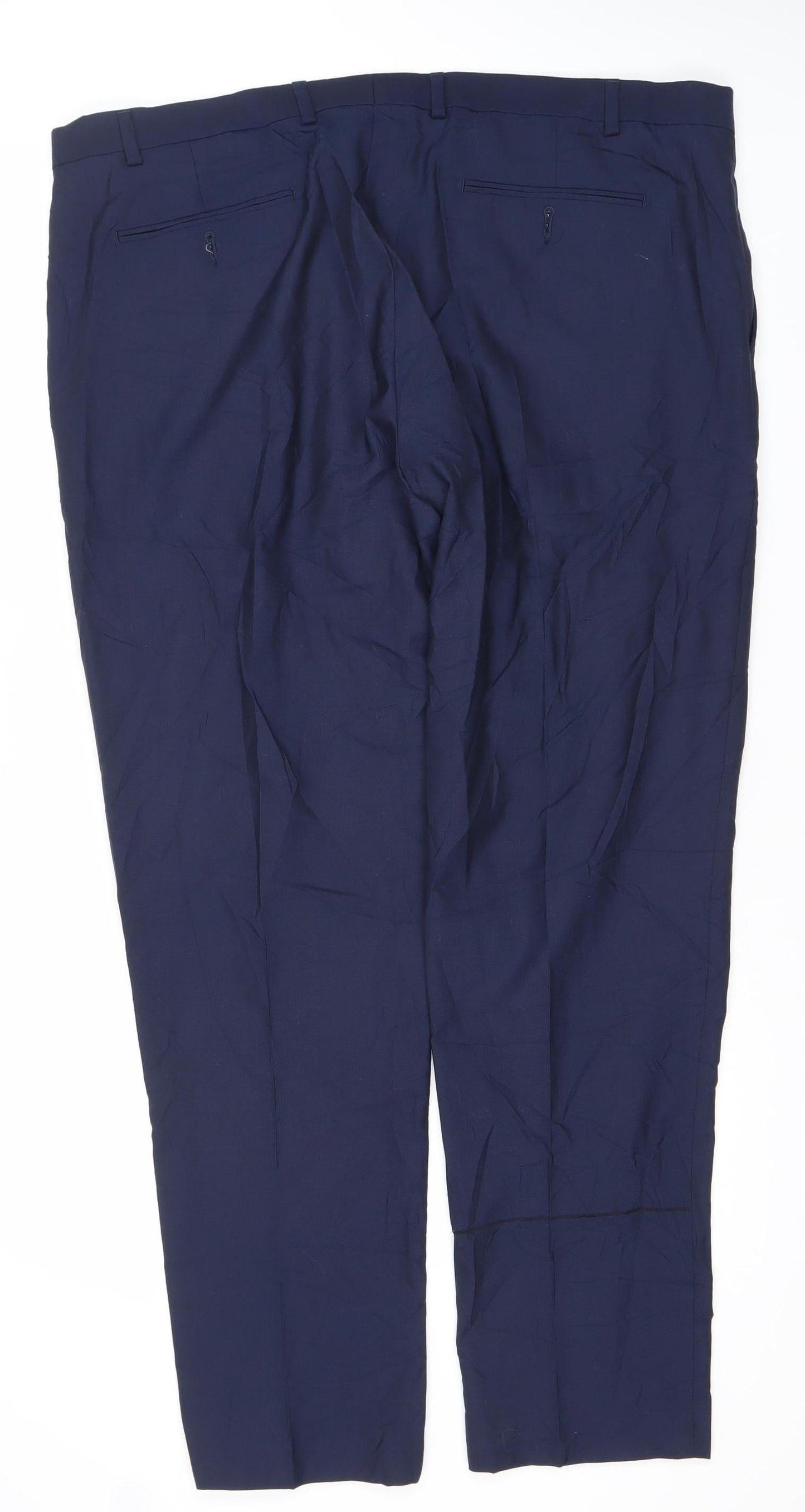 Marks and Spencer Men’s Blue 42R Wool Tailored Fit Dress Pants