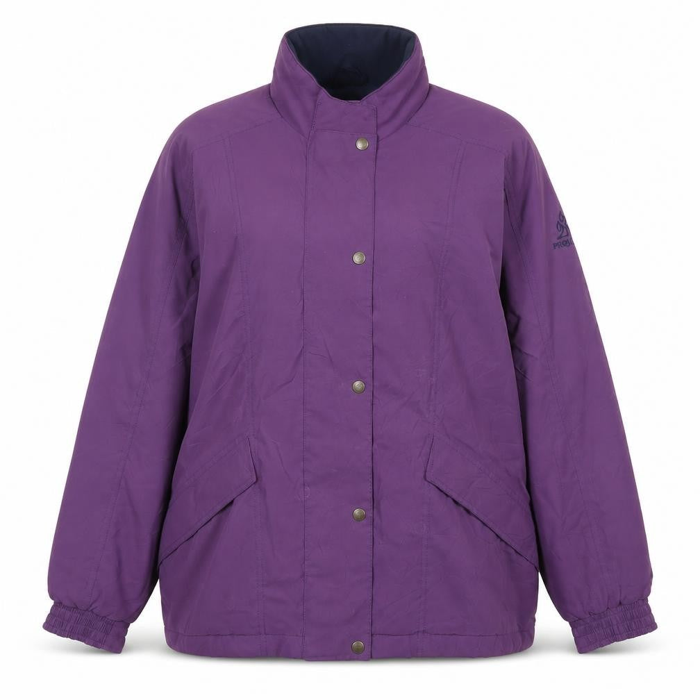 Proquip Womens Purple XL Rain Coat Waterproof Mid-Length Jacket