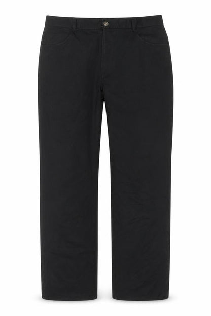 Tom Wolfe Men's Black 34in Polyester Viscose Trousers