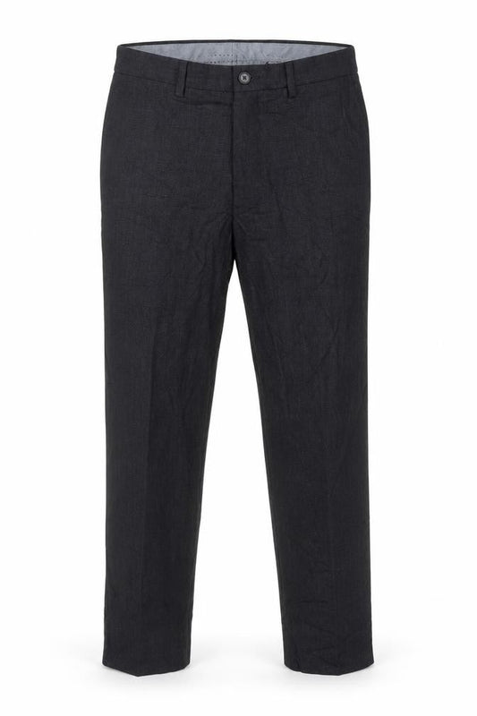 Marks & Spencer Men's Navy 30x29 Regular Fit Straight Leg Trousers