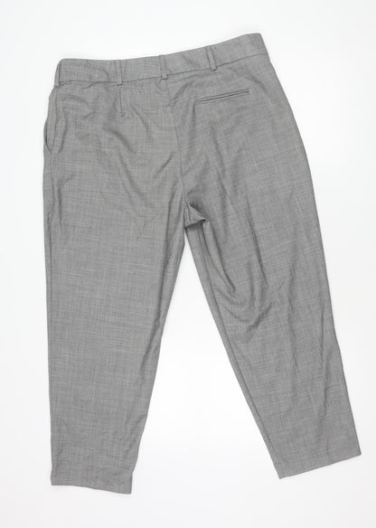 Marks Womens & Spencer ’s Grey 16 Regular Dress Pants Straight Leg