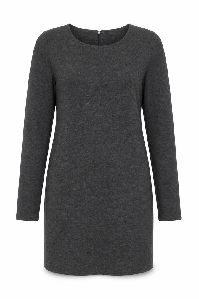 Zara Women’s Grey Bodycon Knit Knee Length Dress L