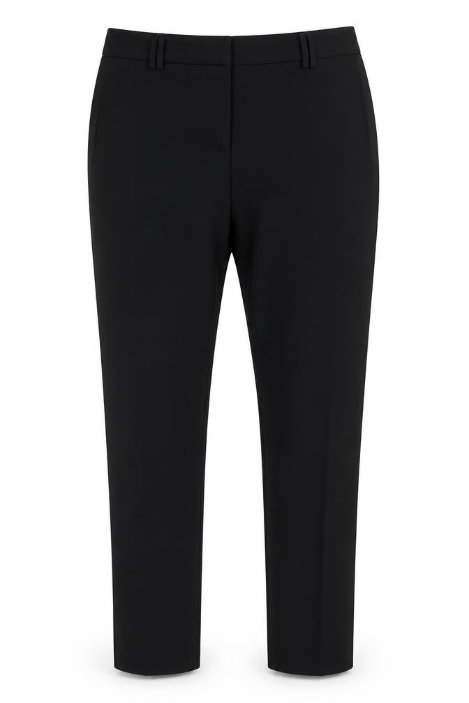 Marks & Spencer Men's Black Size 20 Regular Fit Straight Trousers