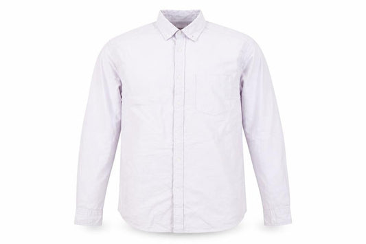 ASOS DESIGN Men’s Purple Cotton Oxford Button-Up Shirt M