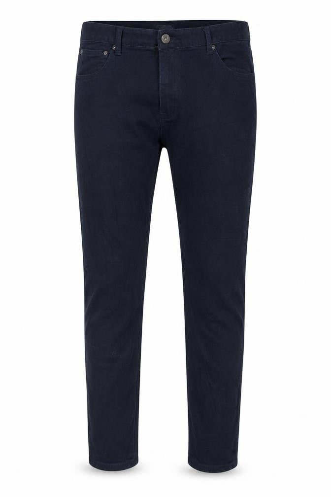 Feraud Men’s Blue Slim Fit Trousers W38 L32 Straight Leg Casual