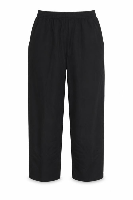 Briggs Womens Black Size 10 Straight Leg Trousers Elastic Waist