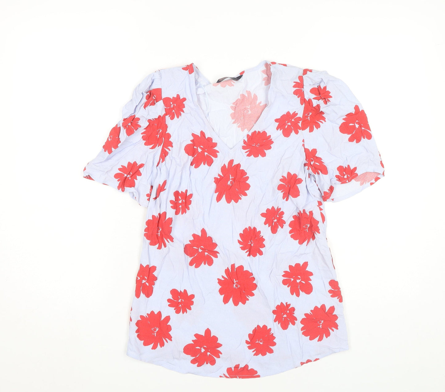 Marks and Spencer Women’s Multicoloured Floral Viscose Blouse UK 6