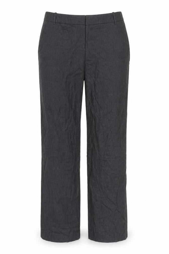 Tommy Hilfiger Women Grey Wool Blend Dress Pants Size 10 Straight Leg